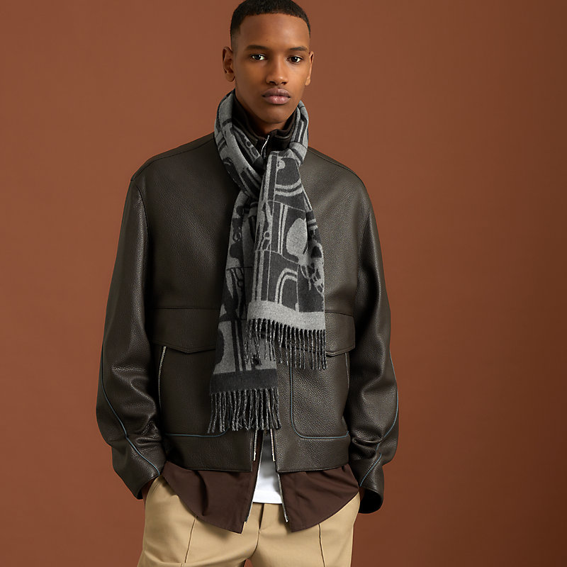 HERMESマフラーBrides de Gala en Desordre Hermes Brides de Gala en Desordre Muffler Cashmere Scarf